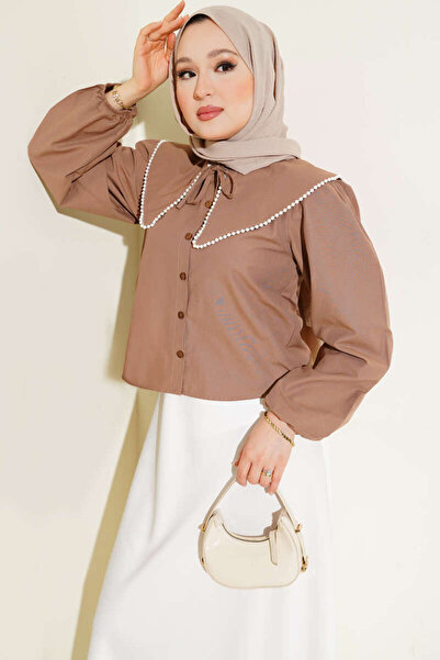 modayaselam Κοντό πουκάμισο με γιακά ναυτικού