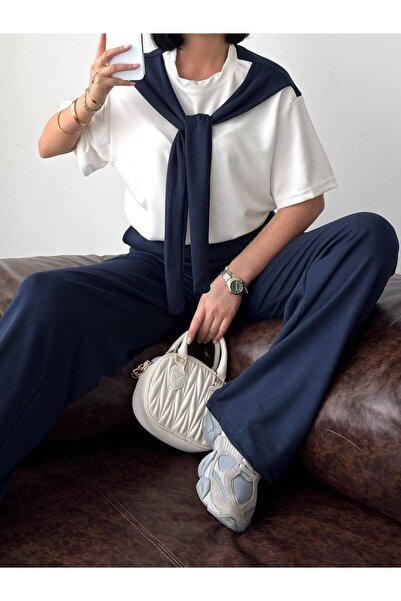 BE CHİC ΓΥΝΑΙΚΕΙΟ ΣΕΤ ΦΟΡΜΑΣ ΜΕ ΛΕΠΤΟΜΕΡΕΙΑ ΔΕΣΙΜΑΤΟΣ ΚΑΙ ΛΕΠΤΟΜΕΡΕΙΑ ΓΙΑΚΑ Τ...