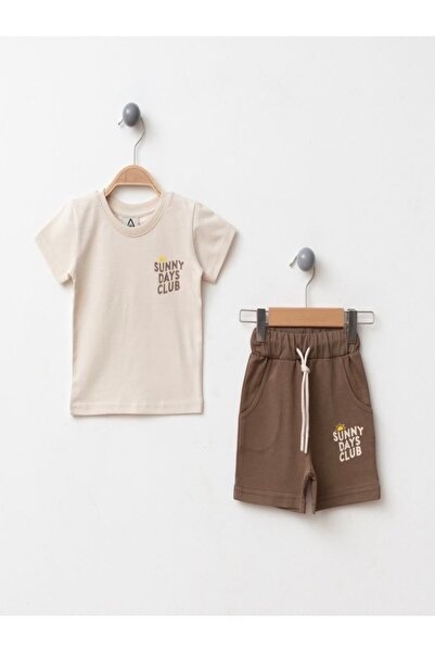 TAYO BABY Baby Boy Summer Top and Bottom Set T-Shirt & Shorts 100% Cotton wit...