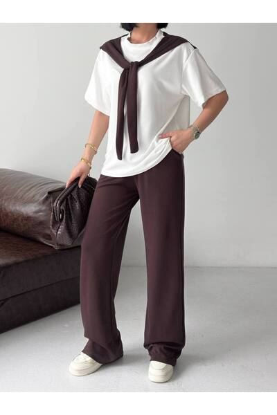 BE CHİC ΓΥΝΑΙΚΕΙΟ ΣΕΤ ΦΟΡΜΑΣ ΜΕ ΛΕΠΤΟΜΕΡΕΙΑ ΔΕΣΙΜΑΤΟΣ ΚΑΙ ΛΕΠΤΟΜΕΡΕΙΑ ΓΙΑΚΑ Τ...