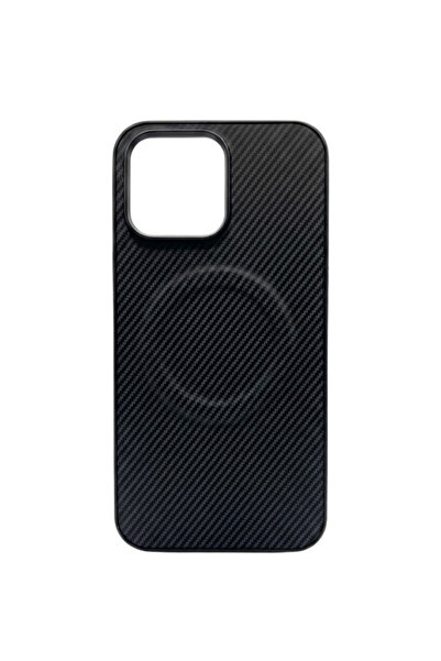 ADR Phone Accessories İphone 14 Pro Max Karbon Fiber Desenli MagSafe Uyumlu M...