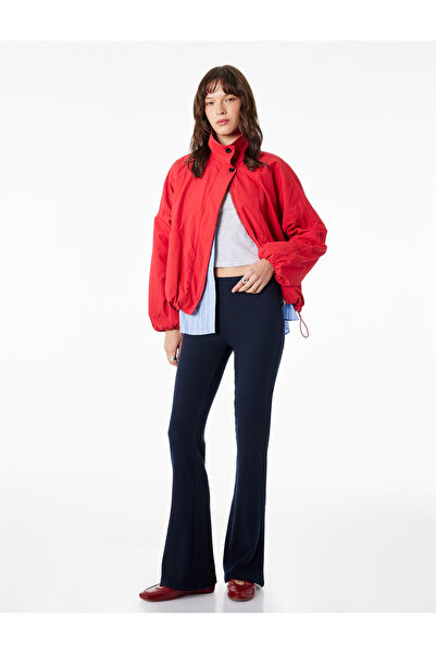 Koton Ελαστικό παντελόνι καμιζόλα με ελαστική μέση, ισπανικού τύπου