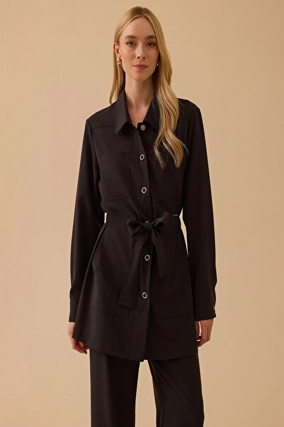 Rain and River Jacket with tie detail and pockets