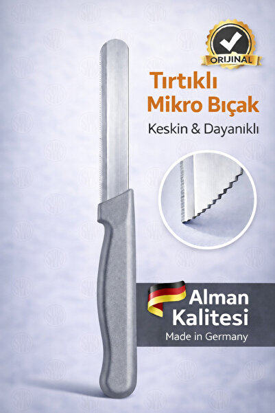 Syku Tırtıklı Micro Bıçak – Alman Kalitesi, Keskin ve Dayanıklı, Renk Seçenek...