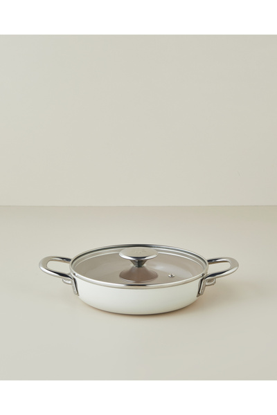 English Home Prego CeraWell Kapaklı Sahan 20 cm Krem - Kahve