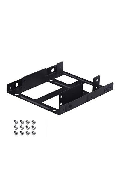 Choice1 BK Metal Dual 2.5" To 3.5" Hard Drive Bay Mounting Bracket - 2 X 2.5"...