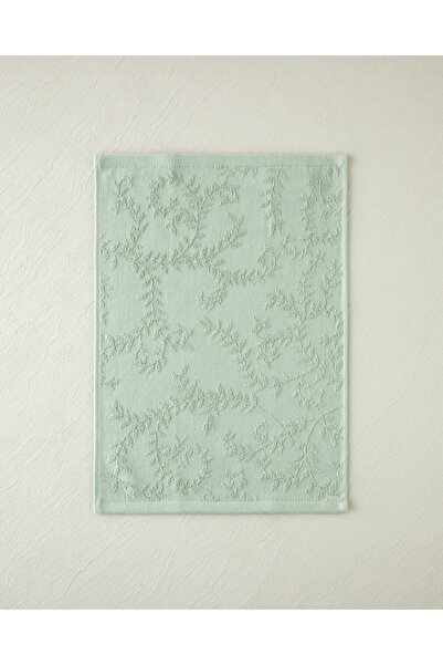 English Home Leafy Touch Pamuk Jakarlı El Havlusu 30x40 cm Yeşil