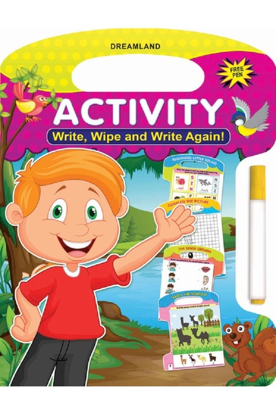 dreamland Write and Wipe Book - Activity