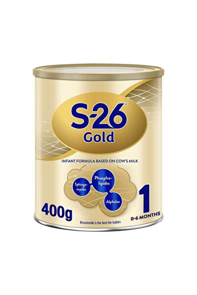 S-26 اس-26 حليب أطفال جولد المرحلة (1) 400 جرام