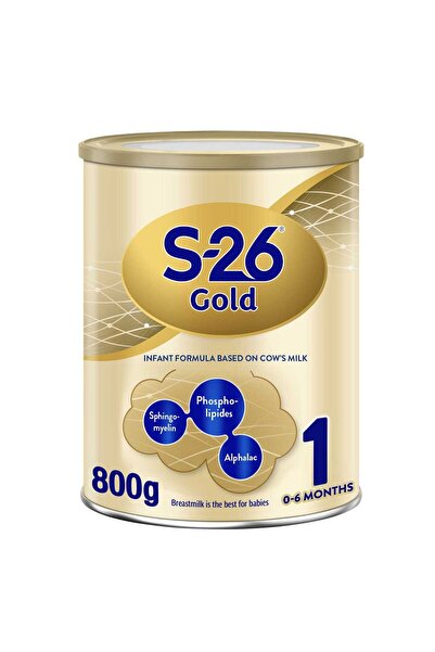 S-26 اس-26 حليب الأطفال جولد المرحلة (1) 800 جرام