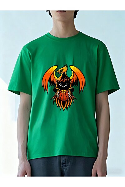 bolivia's Printed Oversize Green Tshirt
