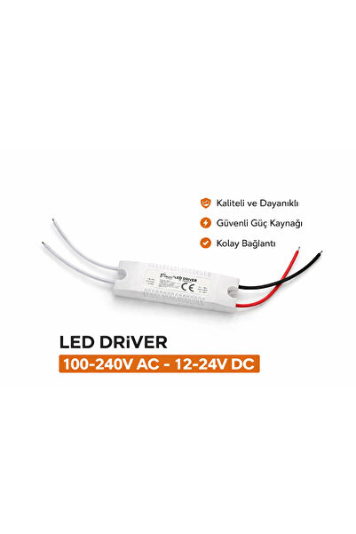 MCLED FL-5058 12V - 2 Amper Kablolu Mini Led Trafosu