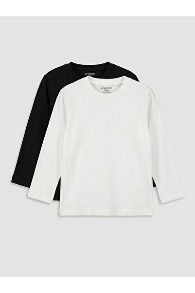 LC Waikiki Peak New Season Crew Neck Boys' T-Shirt 2-Pack
