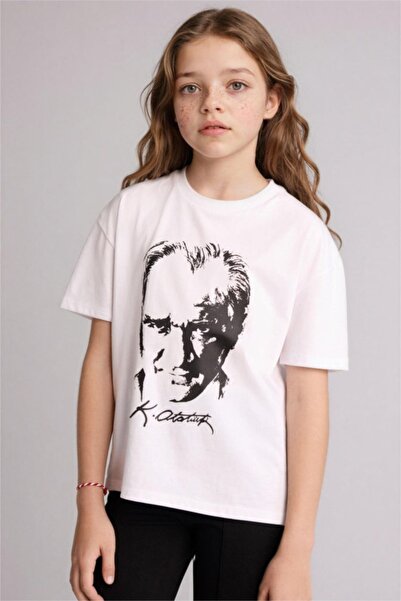 DeFacto Κοριτσίστικο μπλουζάκι G9912A8/WT34 ΛΕΥΚΟ