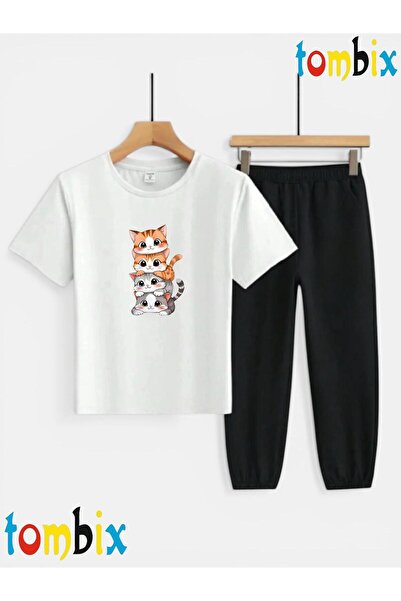 tombix SET PENTRU COPII CU TRICOU ȘI PANTALONI DE TRENING CU IMPRIMEU 4KEDİLE...