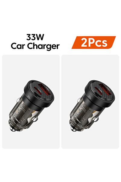 Choice1 toocki 2Pcs Car Charger Toocki 33W Car Charger Quick Charge PD 3.0 SC...