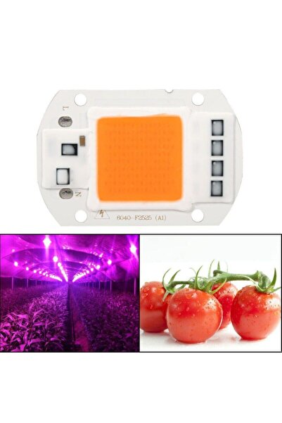 handanca Bitki Gelişimi Bitki Yetiştirme Ledi 220v 50w Projektör Full Spectru...