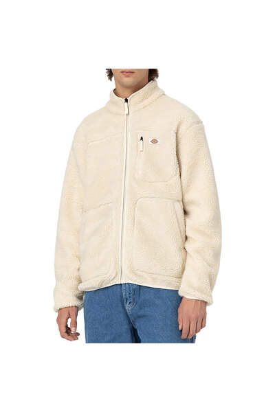 Dickies Μάουντ Χόουπ Φλις με φερμουάρ Λευκό Καπέλο Γκρι XXL