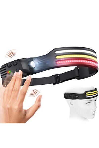 Otto Επαγγελματικός Φακός Κεφαλής, Αισθητήρας Κίνησης, 3 Λωρίδες LED τύπου CO...