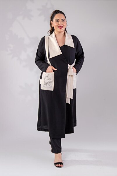 Roxxlen Γυναικείο καπέλο μεγάλου μεγέθους με φαρδύ γιακά και δέσιμο στο πλάι,...