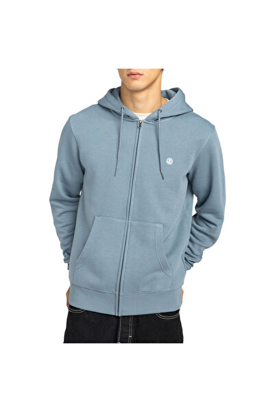 Element Φούτερ με φερμουάρ με κεντημένο ικονικό σχέδιο Μπλε Μιράζ Μ