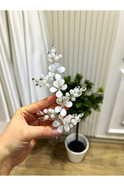 Taşmeran Designed Bridal Head Hair Accessory High Quality Wedding Henna Engag...
