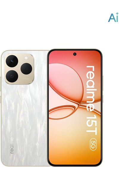 realme 15T Flowing Silver 12GB RAM 256GB 5G - Middle East Version