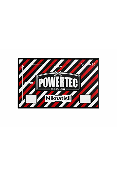 POWERTEC W-20 mıknatıslı traş makinesi paspası