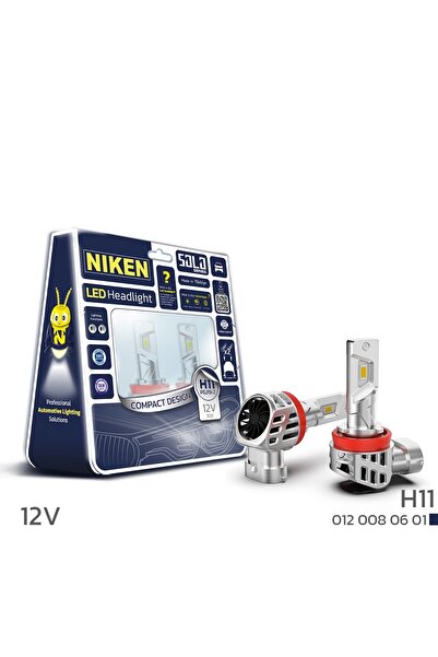 GUMUSONLINE Niken Solo H11 Led Ampül 12 volt 32 Watt 8000K 3800Lümen Flip chi...