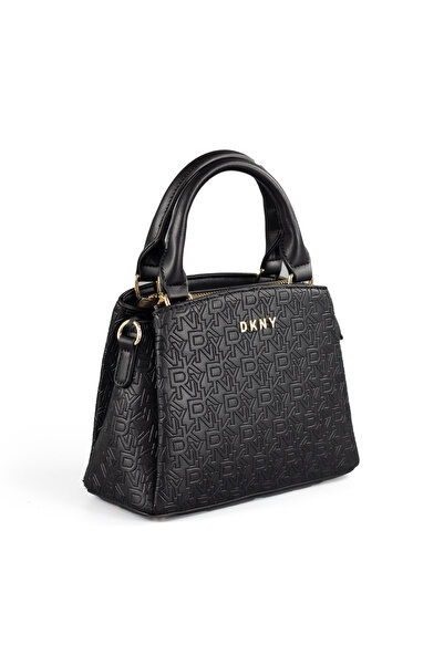 Dkny حقيبة صغيرة مطبوعة بشعار DK كلاسيك، حقيبة يد نسائية قابلة للتحويل على ال...