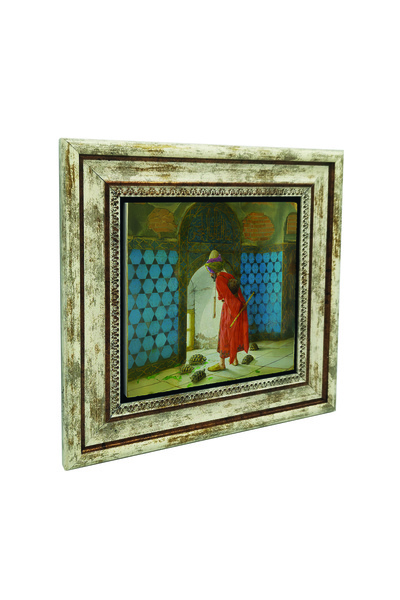 Sadrazam Εκτύπωση Εικόνας Εκπαιδευτής Χελωνών σε Πίνακα από Φυσική Πέτρα 25Χ2...