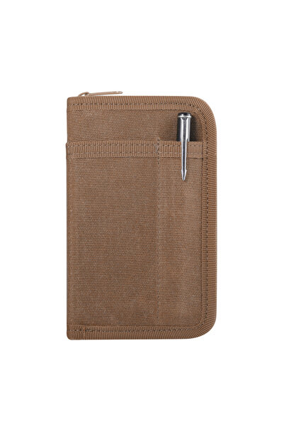 Choice1 Brown Canvas Pocket Journal Cover with Zipper For Notebook Passport P...