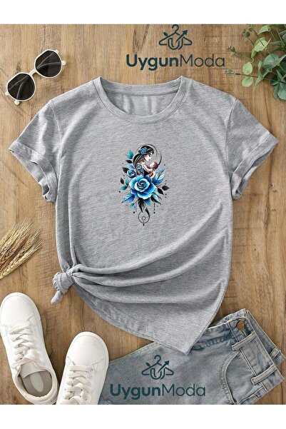 UygunModa Anne Rose Printed T-Shirt