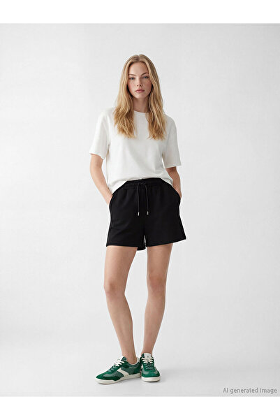 LC Waikiki Özmarka New Season Elastic Waist Soft Touch Women's Shorts
