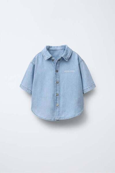 2kids2mom La'Ciel Paris Denim Shirt and Shorts Unisex Set