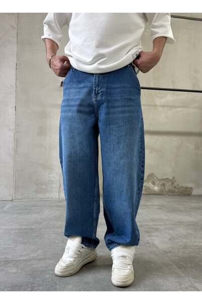 DIFRANSEL JEANS Washable Skarter Blue Baggy Jean