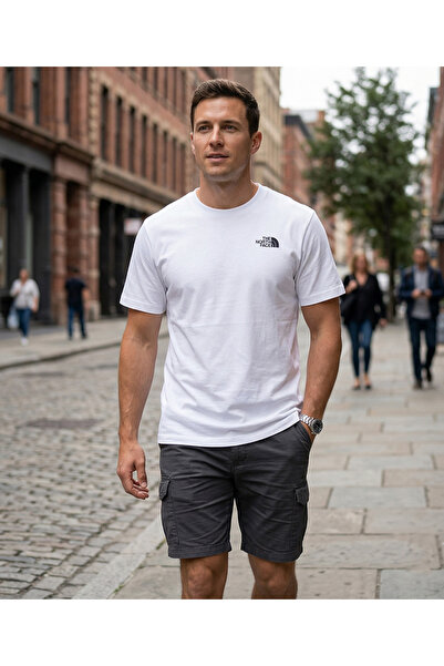 THE NORTH FACE Ανδρικό μπλουζάκι Evolution Simple Dome Casual Λευκό