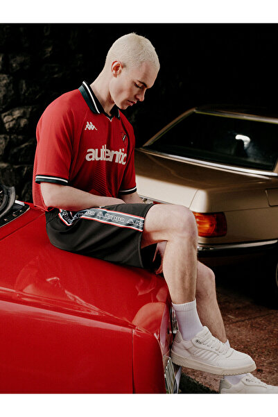 LC Waikiki Nevavm Farkıyla Kappa Black Standard Fit Unisex Sports Shorts - S6...