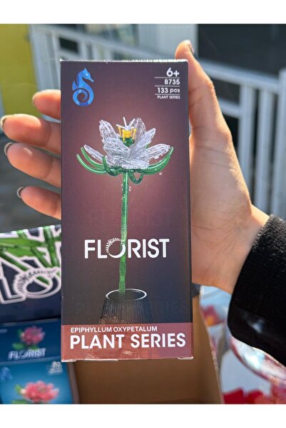 FLORİST plant series 60- 150 parça çiçek blok yapı serisi 7x16 cm kutuda