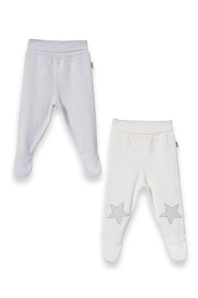 BabyCosy Organic Wear طقم من قطعتين للأطفال مع جوارب، مصنوع من القطن العضوي ب...