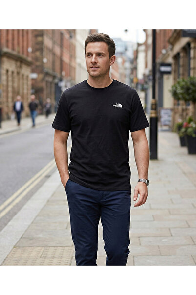 THE NORTH FACE Ανδρικό μπλουζάκι Evolution Simple Dome Casual Μαύρο