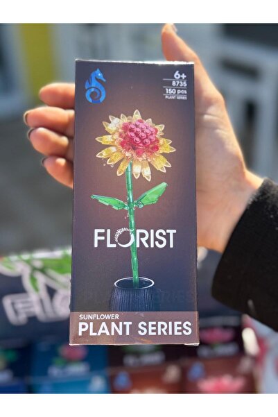 FLORİST plant series 60- 150 parça çiçek blok yapı serisi 7x16 cm kutuda