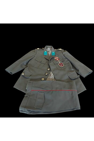kho military design 6 Yaş Çocuk P. Tğm. Harici Takım Elbise (Ceket-Pantalon)