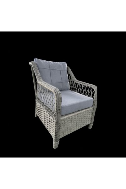 Tu Tienda PETRA GALVANİZLİ 3+1+1+MASA(80X140)+2 PUF BAHÇE BALKON MOBİLYASI