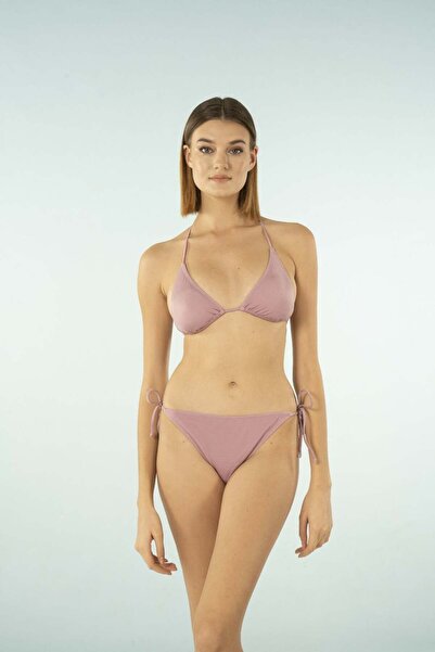 Estiva Σετ μπικίνι με τριγωνικό κορδόνι - Πούδρα
