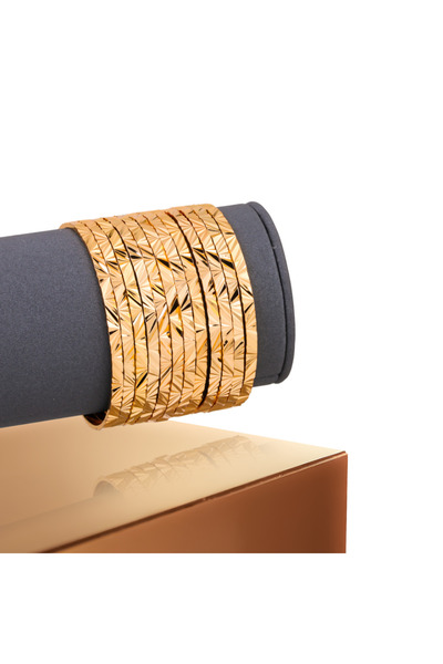 knooz Gold Alternative Bracelets with Gold Shine - Size 20