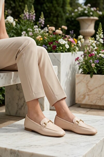 WALKWAY Γυναικεία casual παπούτσια Ayakmod Soldoy K-311 Z Beige-Patentate