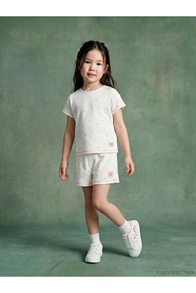 LC Waikiki Two Mt Shop Quality Lcw Kids Ecru Waffle Patterned Standard & Regu...