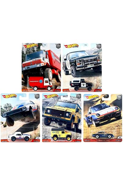 HOT WHEELS Premium 2020 CAR CULTURE WILD TERRAIN Set Of 5 Cars