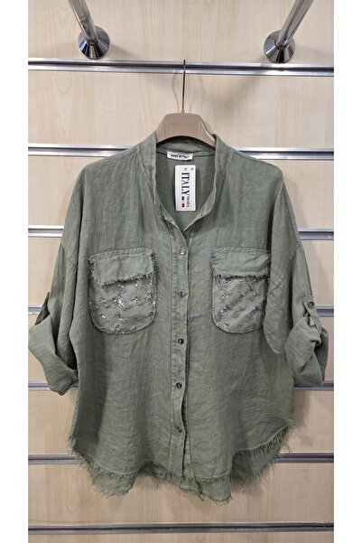 Park Moda Πουκάμισο - Χακί - Casual